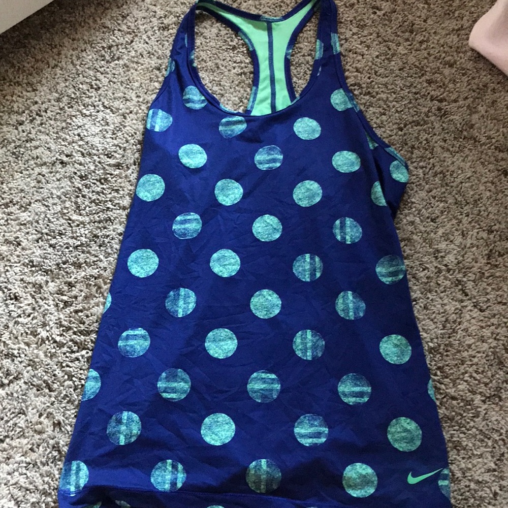 NIKE DRI FIT POLKA DOT TANK